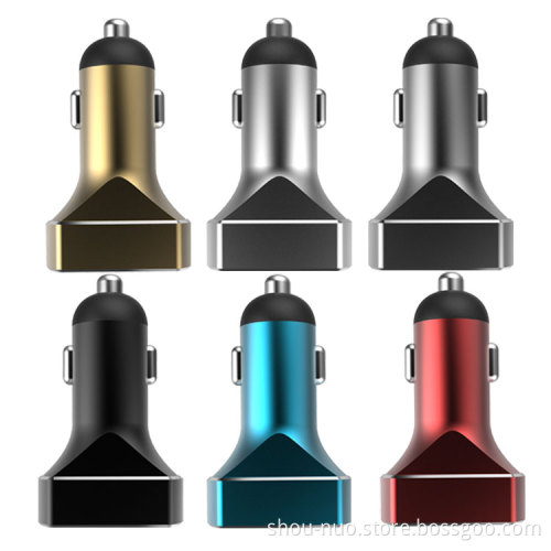2 usb type c car charger 4.8A,3 port usb car charger 7.2A, 4 port usb car charger 9.6A